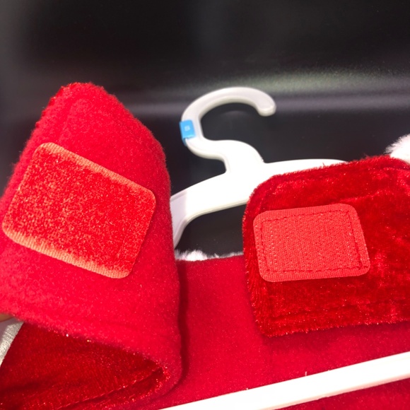 Happy Holidays PET APPAREL Santa Suit Outfit  -Size Small  Cat Dog Dog Clothes - Picture 4 of 11